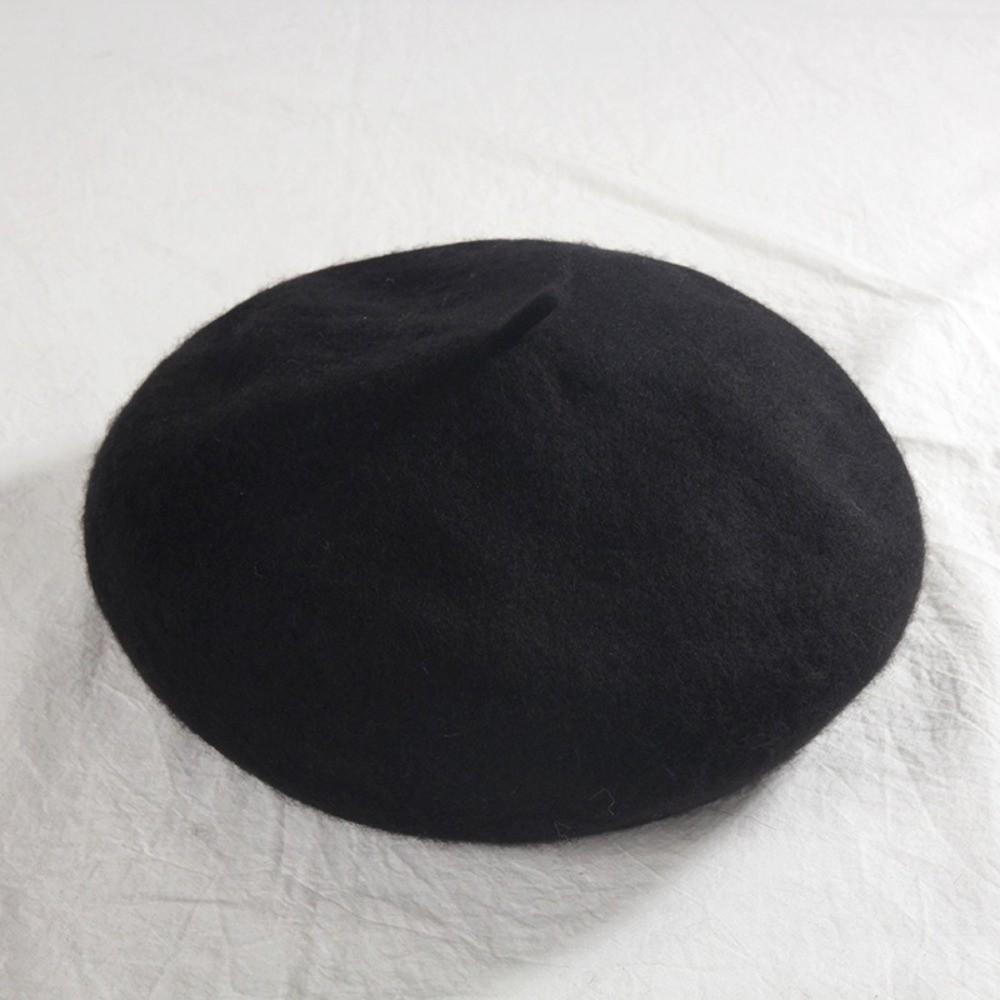 Keep Warm Women Wool Berets Plush British Beanie Hat Vintage Painter Caps Winter
