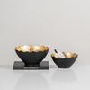 Ceramic Fruit Plate Golden Abstract Irregular Tray Desktop Storage Container Bowl Snack Plate Home Decoration Accessories
