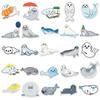 50 Cartoon Cute Animal Waterproof Stickers for Water Bottles, Journals, and Notebooks