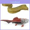 Decoração de Aquário com Peixe-Enguia Árabe Brinquedos com Animais Marinhos Plásticos Realistas Para Aprendizagem Infantil