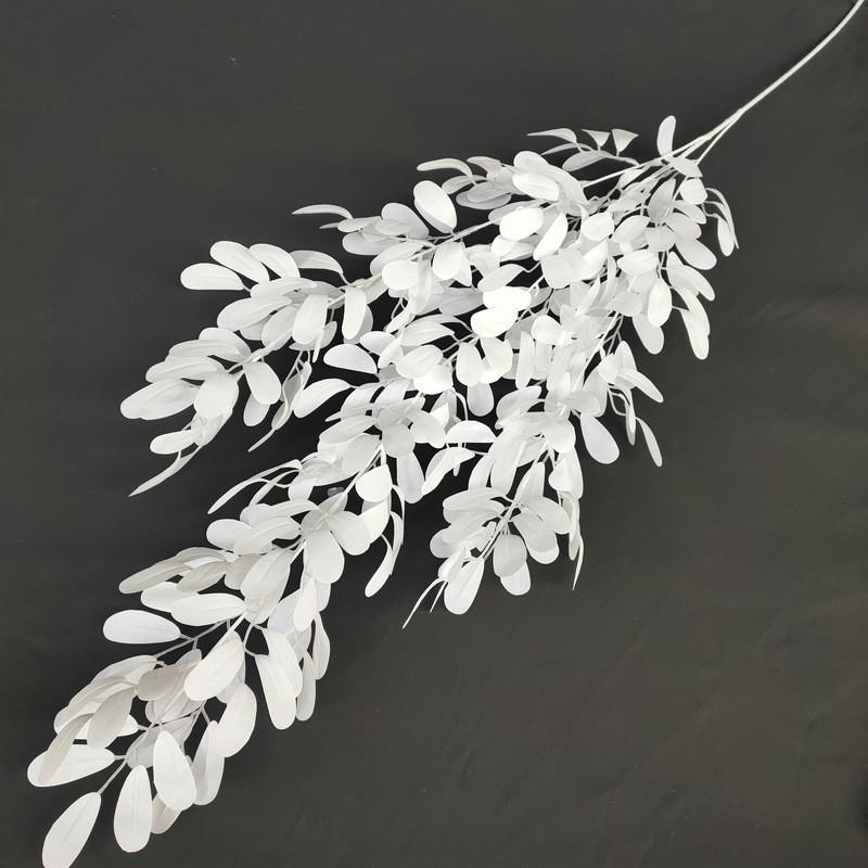 Peanut Artificial Leaf Silk Floral Bouquet Long Stem Wedding Decor Home Display