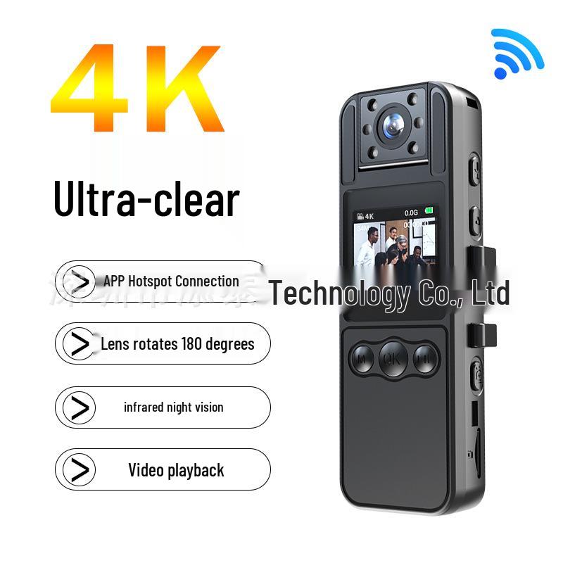 Portable Wearable Camera: Meeting, Screen, & Voice Recorder with Clip-On Design