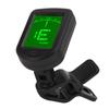 Clip On Guitar Tuner ABS Shell Lightweight Portable Adjustable Angle Universal Tuner for Violin Banjo