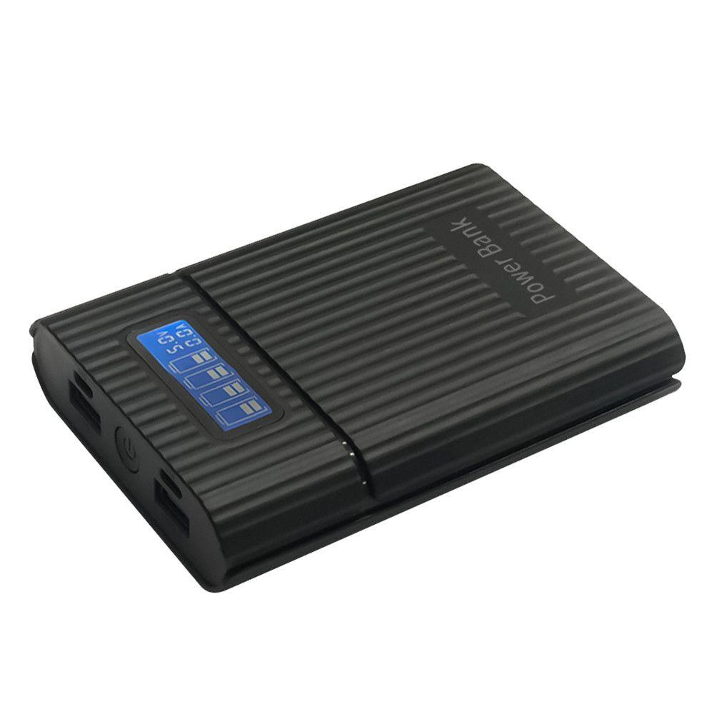LCD Displays Super Fast Charging 18650 Batteries Power Bank Case Battery Charge Shell Storage Box