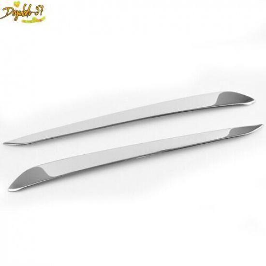 For Cadillac XT5 2016- 2PCS Chrome Steel Exterior Tail Light Lamp Strip Trim