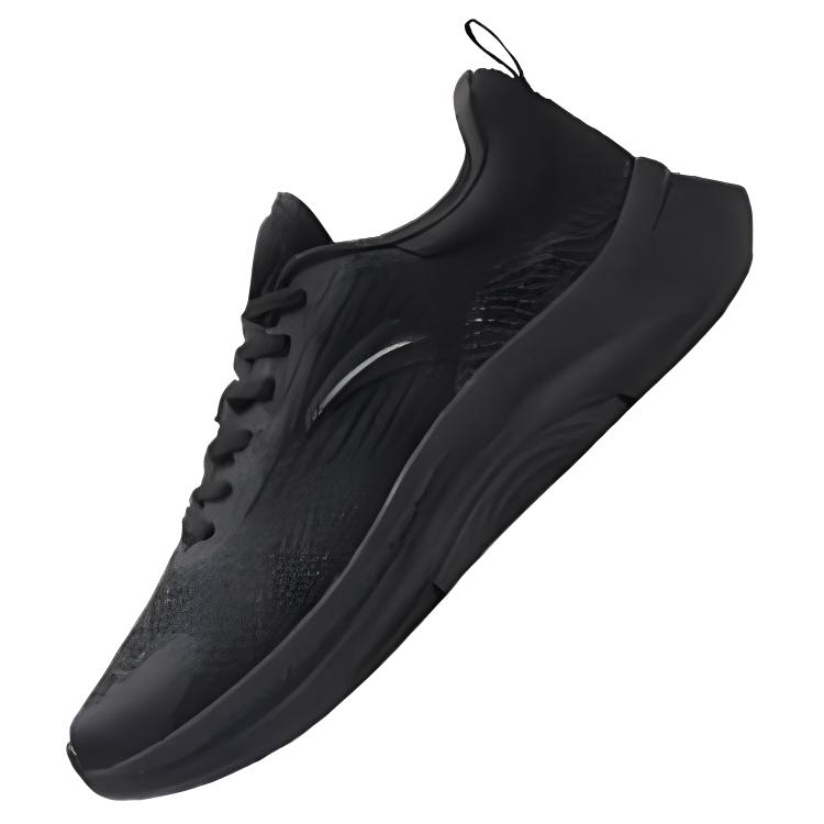 New Anta God Walk 5 Cushioning Wear Resistant Low Top Training Shoes Men's Black 112347718-1