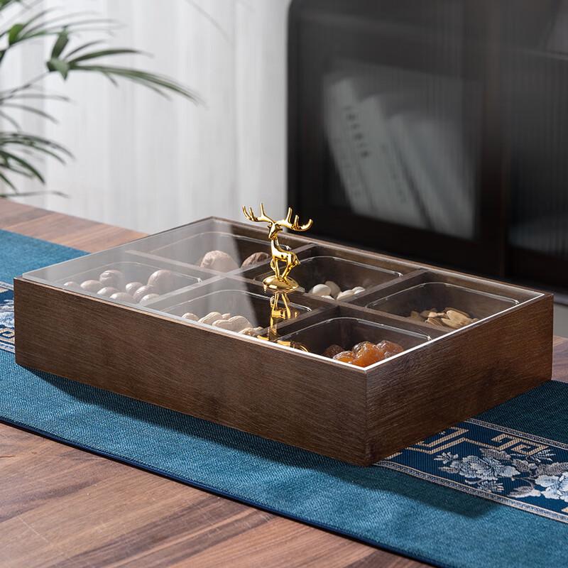 

Light Luxury New Chinese Style Divided Snack & Fruit Box