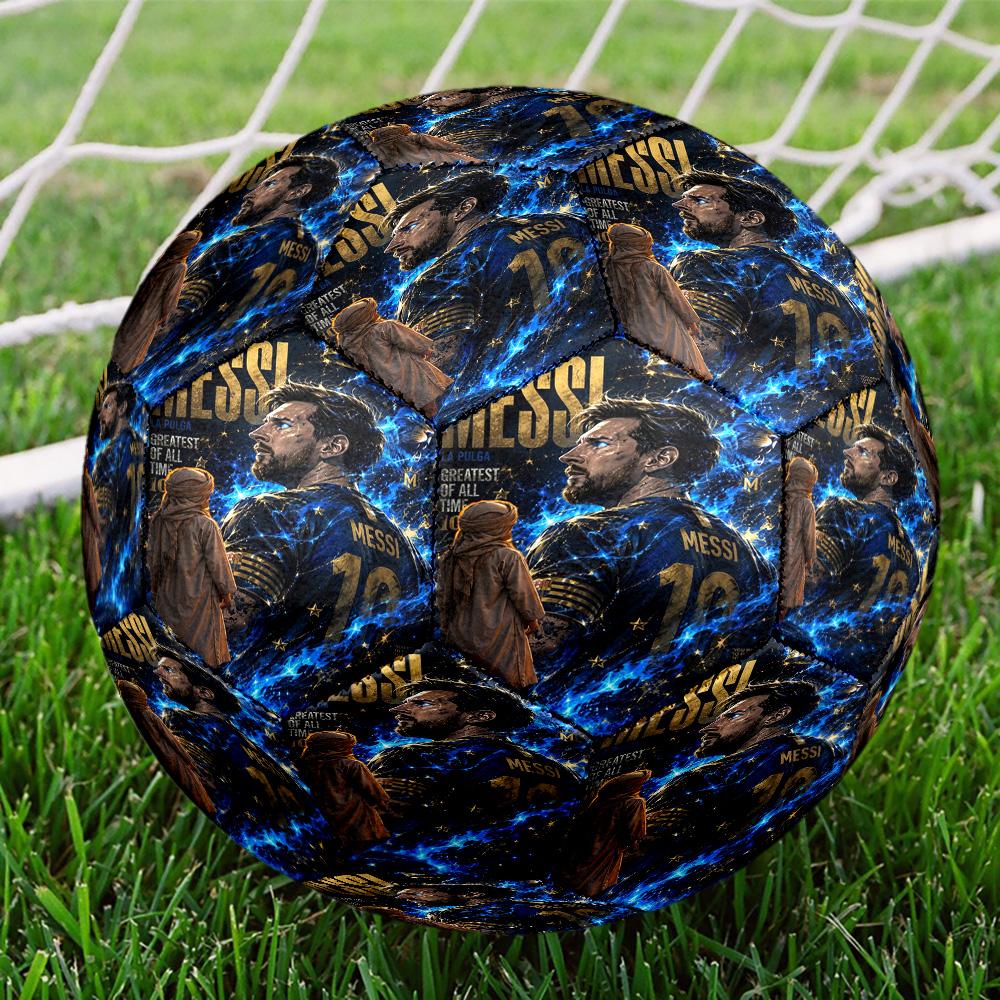 Messi 10 Number Football Legend Soccer Ball Size 5 Football Machinestitched Indooroutdoor Universal Football Perfect Gift For Sports Enthusiasts