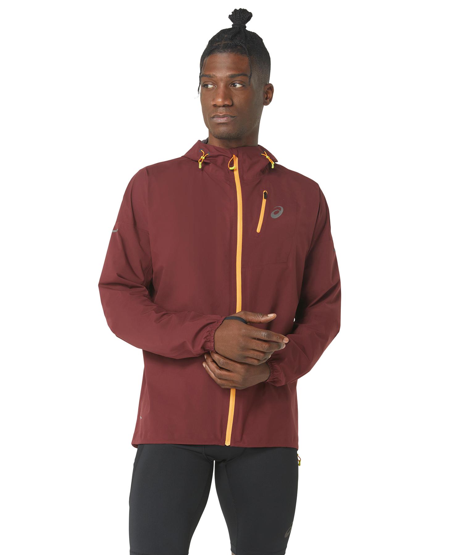 

Asics Waterproof Jacket Antique Red Bright Orange 2011c259 600 2XL