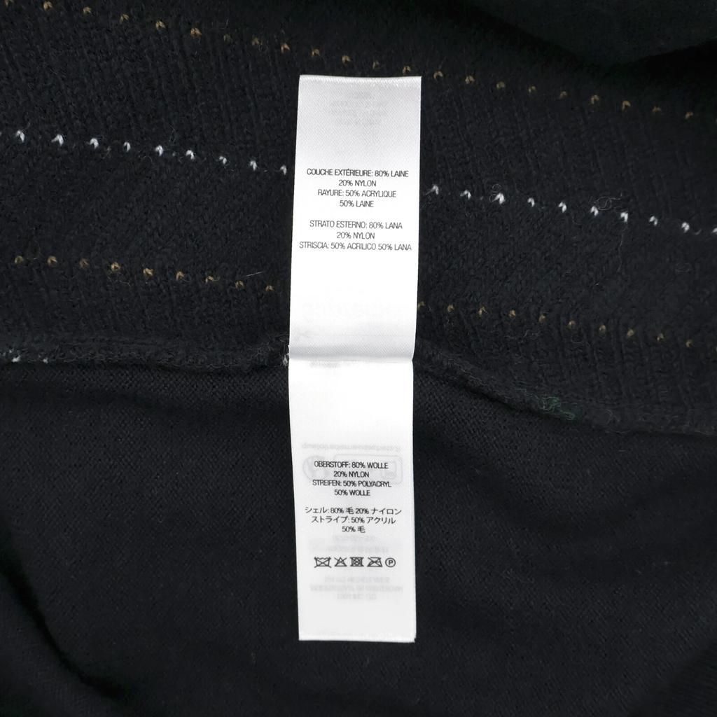 Supreme Herringbone Cardigan Black