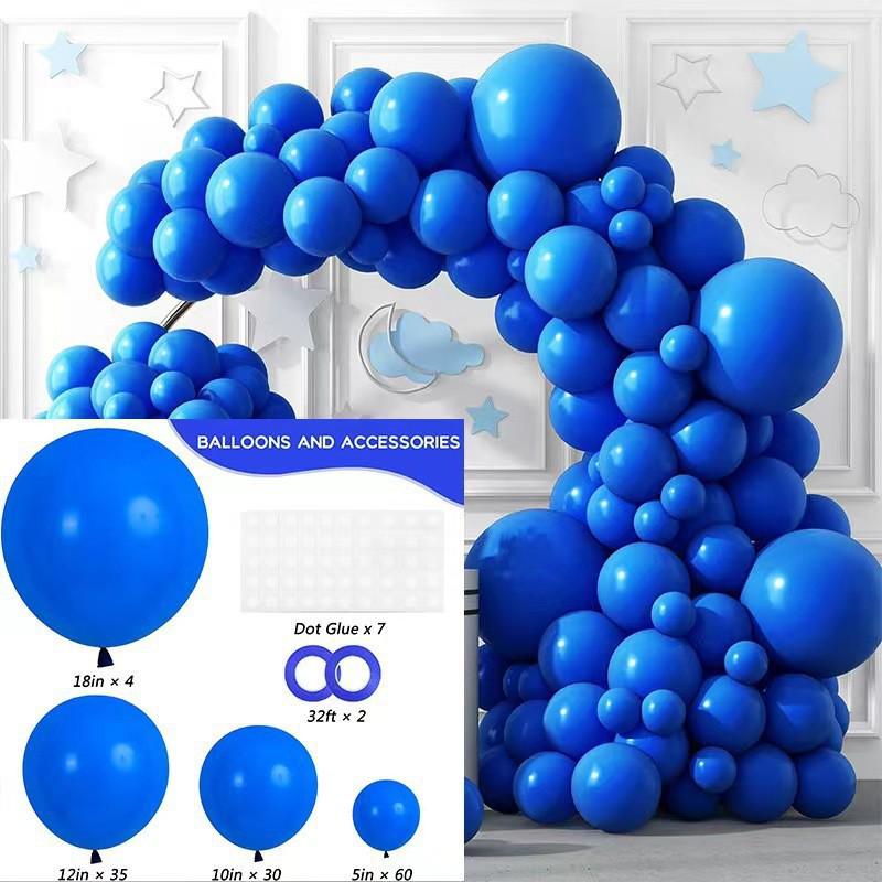 Conjunto de Balões Macarons Matte e Metálicos para Decorações de Festa de Aniversário Multicena