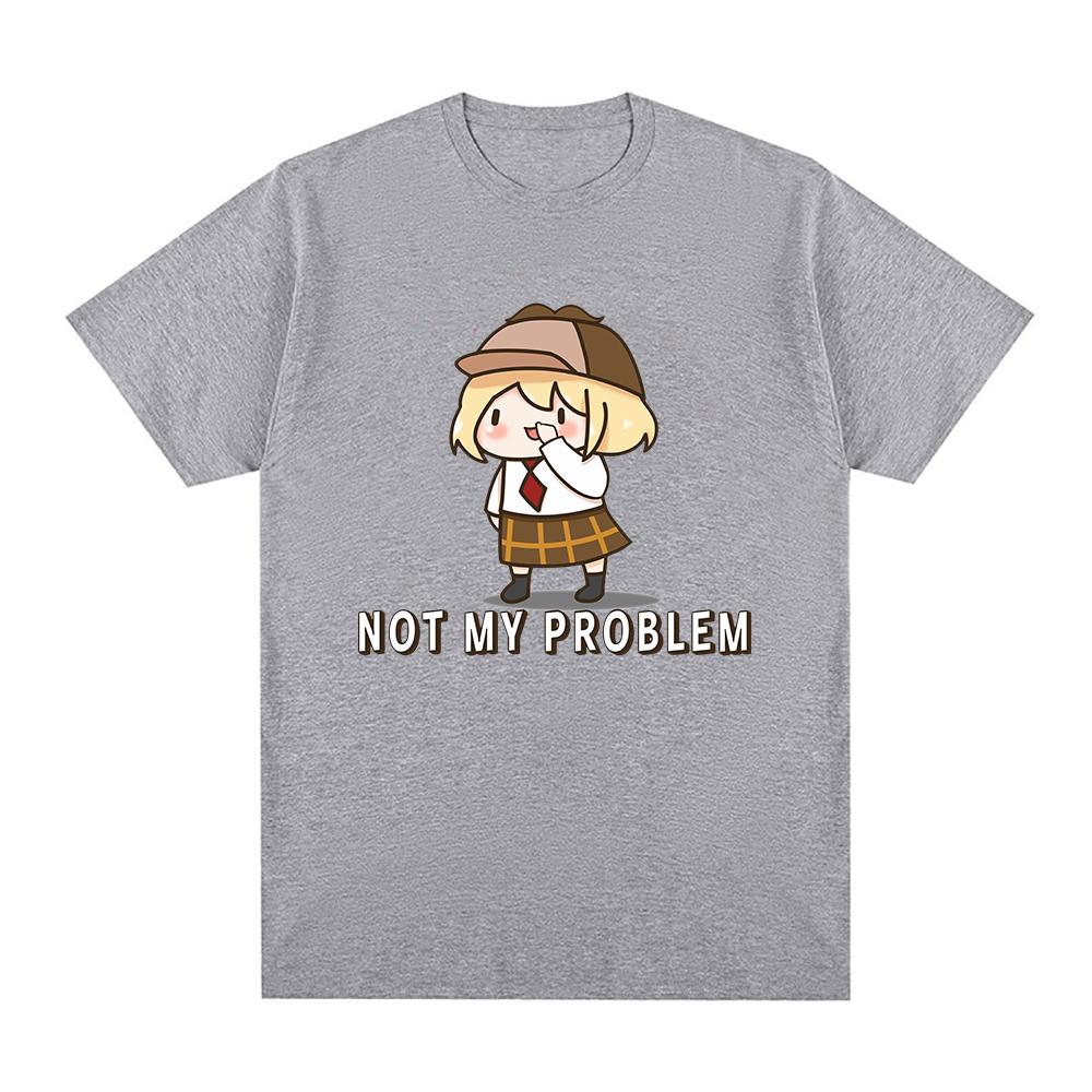 Hololive Englisch VTuber Watson Amelia Bubba T Shirt Unisex /Frauen ästhetische Kawaii Kaninchen Tshirt Unisex Cartoon Grafik Baumwolle T-Shirts