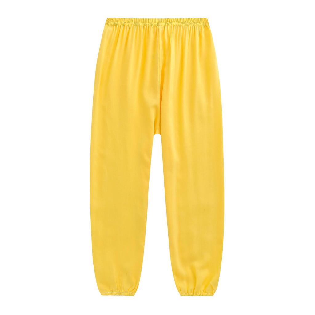 Children's Bloomers Boys and Girls Artificial Cotton Trousers Pajamas Mosquito Pants Performance Elastic Waist Trousers Spring and Summer