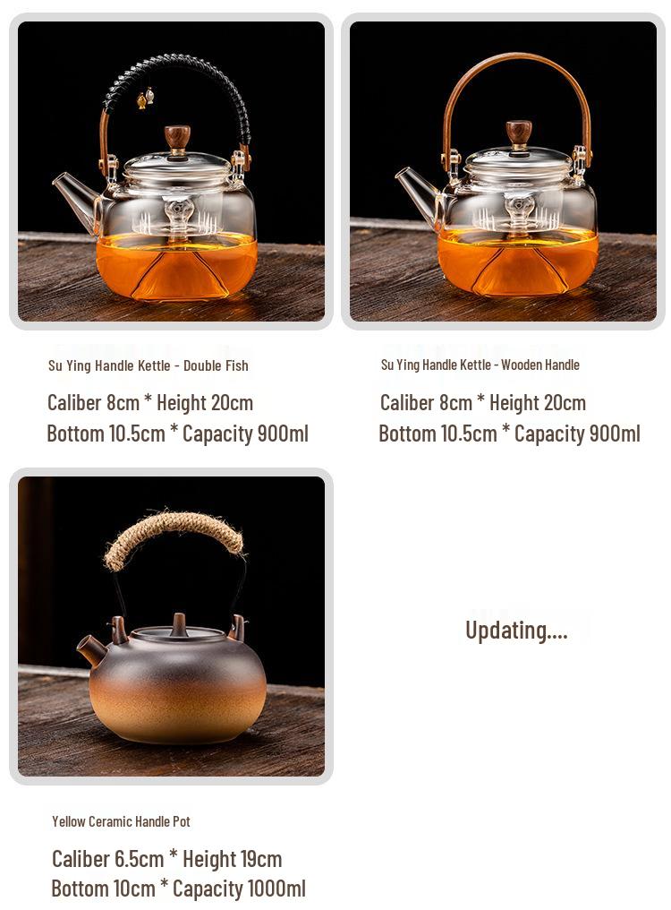 Portable Electric Ceramic Tea Stove: Mini Water Boiler & Warmer for Health-Preserving Tea Brewing