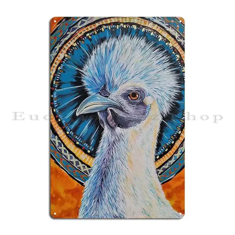 Saint Endora The Silkie Chicken Metal Signs Classic Create Wall Cave Plaques Plaques Tin Sign Poster 20x30cm(7.8x11.8inch)