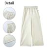 Elegant Retro Jacquard High-Waisted Wide-Leg Pants for Middle-Aged and Elderly Women - Spring & Autumn Casual Style