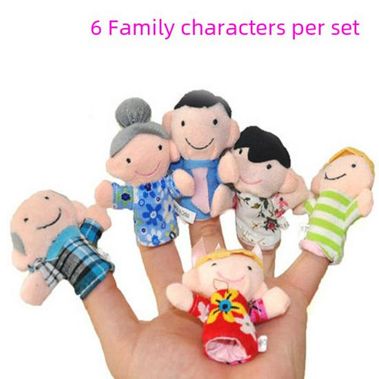 Creative Children's Mini Plush Animal Finger Puppet Toy