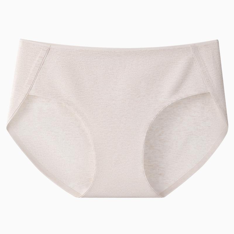 

Large Size Female Summer Cotton Hip Breathable A Piece of Non Trace Waist Triangle Briefs XXL тілесний