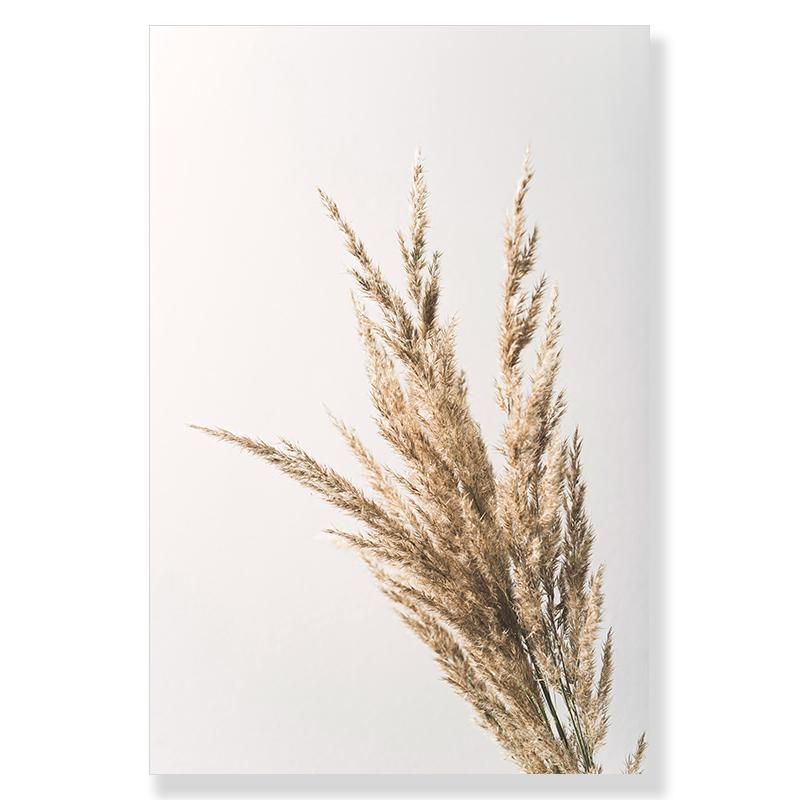 Landscape Scandinavian Nature Canvas Painting Flower Grass Beach Bird Wall Art Poster Nordic Print Modern Home Decor Picture