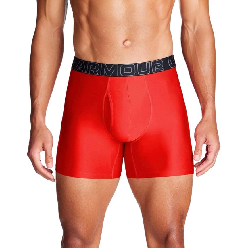 Under Armour Tech Boxer Jock Casual Letter Comfortable Boxer Briefs 3-Pack Mixed Colors Men Underwear 1387414-600