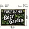 Personalized Custom Metal Sign Beer Garden Pub Decor Outdoor Bar Wall Art