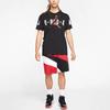 Air Jordan Mj Dna Stretched Logo Print Short Sleeve T-Shirt Men Tops Black CZ1880-010