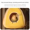 Soft Bird Hanging Hammock Fleece-lined Bird House Pet Supplies Warm Parrot Nest  for Bird Cage