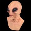 ET Cosplay Costume Halloween Party Saucer Man 3D Full Face Mask for Adults