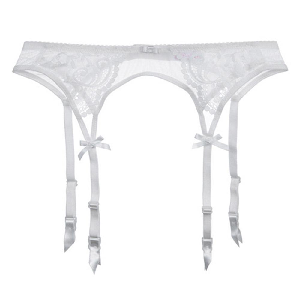 

Ультратонкий Прозрачный Полый Кружевной Сетчатый Ярус Бант Женский Сексуальный Пояс для Подвязок