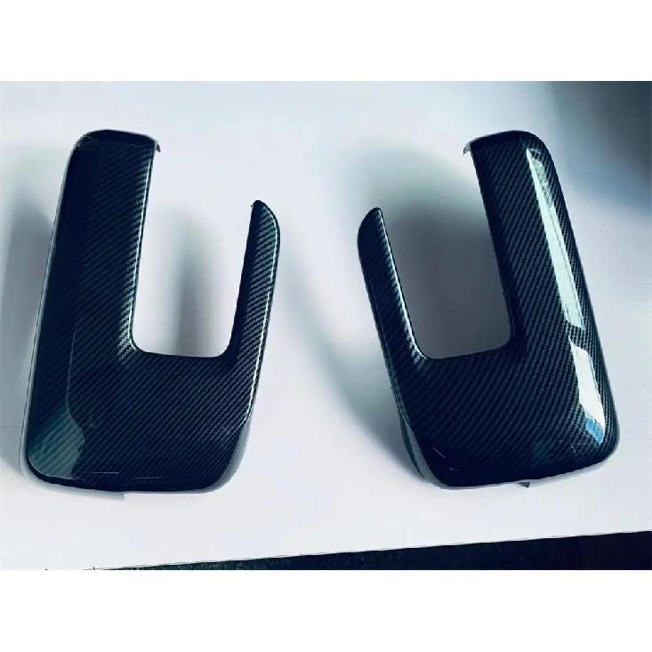 For Ford F-150 F150 2015-    ABS Carbon Fiber Door Rearview Mirror Cap Frame Cover Trims Car Styling Accessories