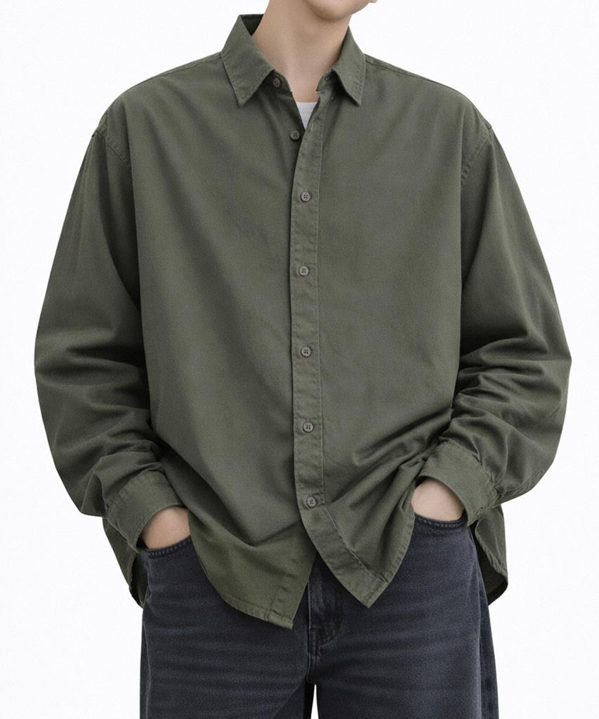 NTET Pigment Soft Shirt (Khaki)