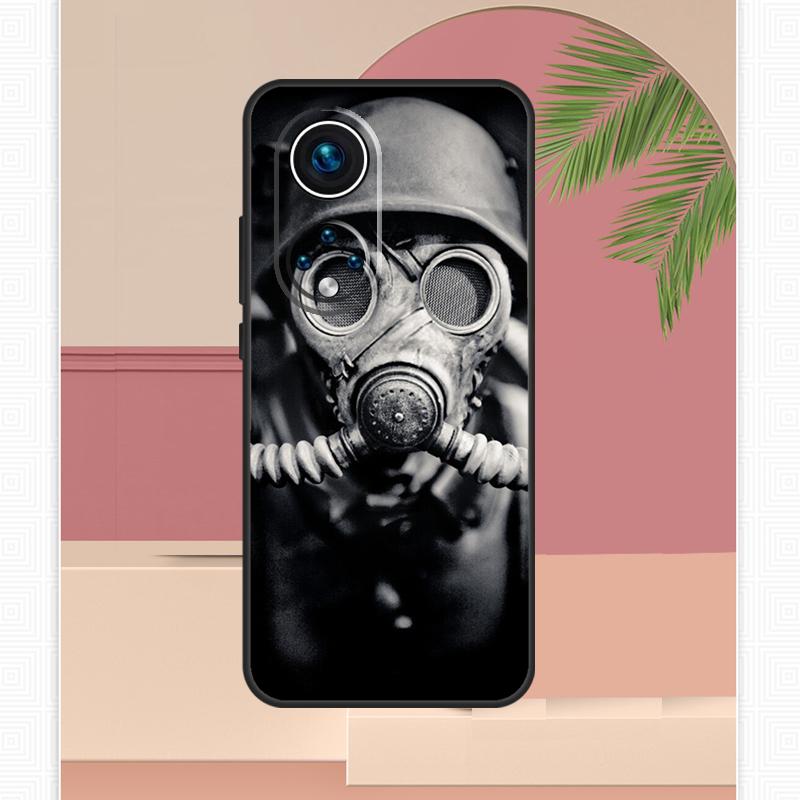

Gas Mask Case For Honor Magic 7 Lite 5 6 8 Pro Honor 200 400 X9c X9b X9a X8b X8a X8c 50 70 90 Cover Honor 70