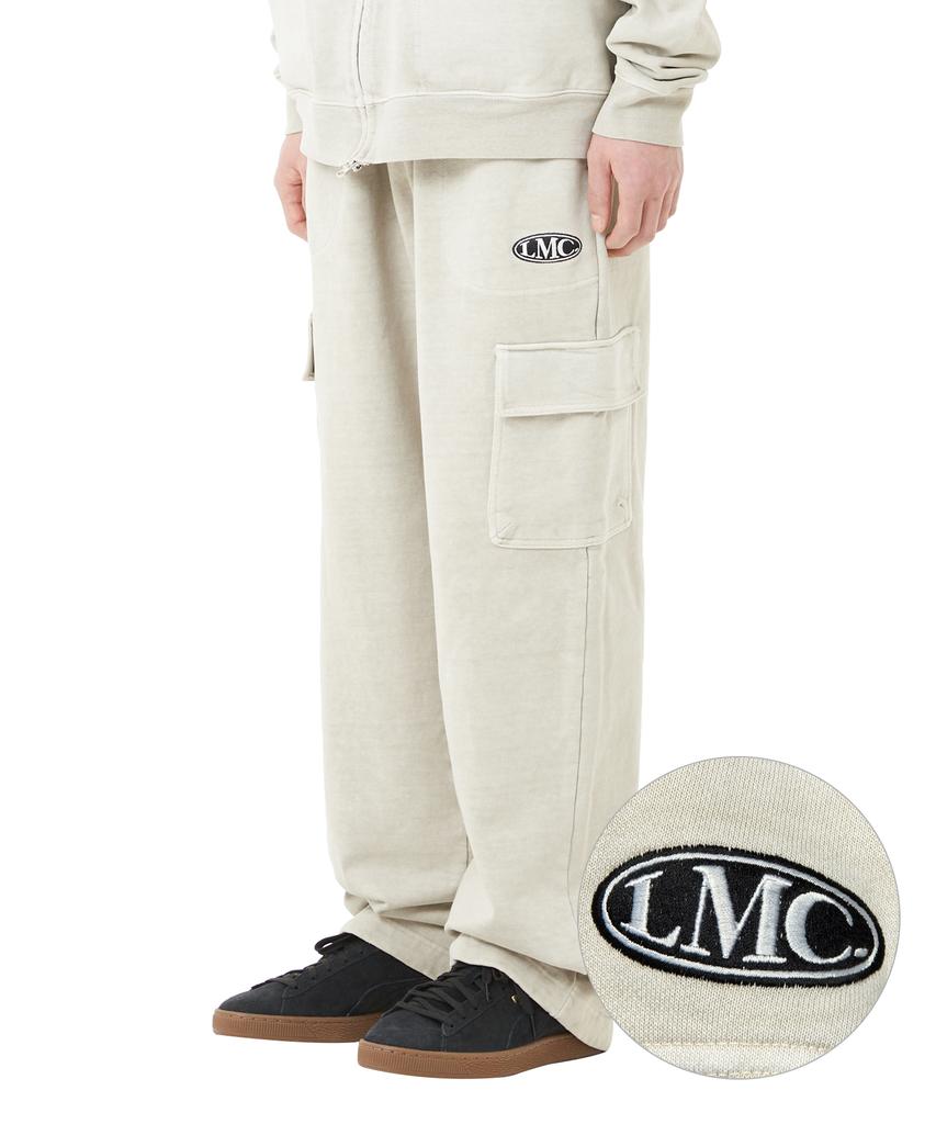 LMC Oval Overdyed Cargo Sweat Pants Beige