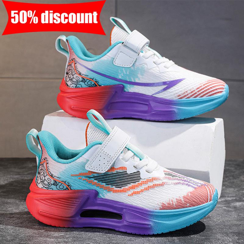 Childrens Sports Shoes Comfortable Daily Walking Soft Soled Non Slip Casual Shoes School Sports Training Tennis Shoes Boys Girls