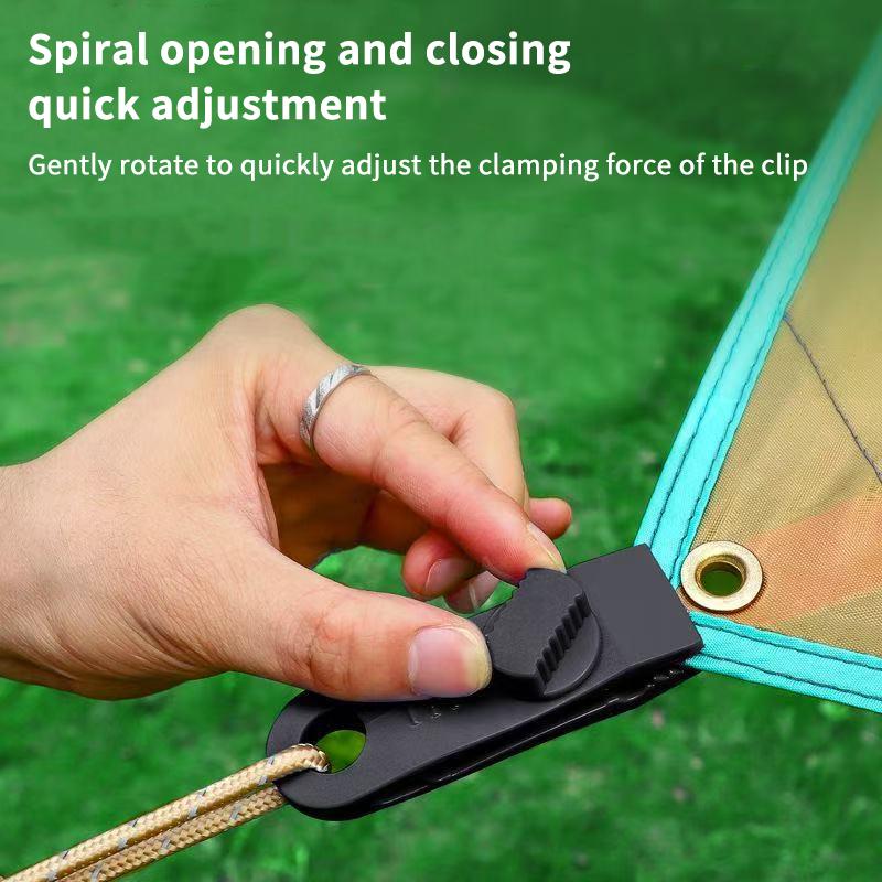 Heavy Duty Tent Clip Tarp Clips Lock Grip Tent Clamps Clamps For Tarps Awnings Camping Car And Swimming Pool Covers