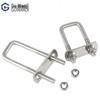Guwanji 304 Stainless Steel Right-Angle U-Bolt Set