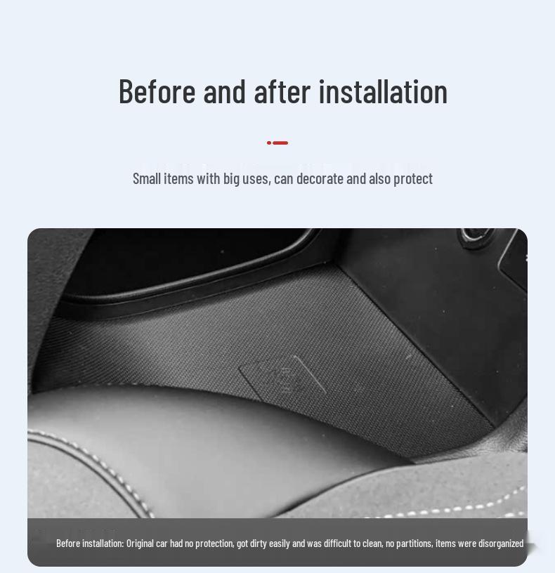 Silicone Dustproof Storage Box for 26 Geely Xingyue L Models: Fits Under Center Console.