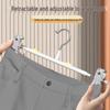 Non-Slip, Non-Marking Stainless Steel Pants & Skirt Clips for Household Wardrobe Storage and Drying.