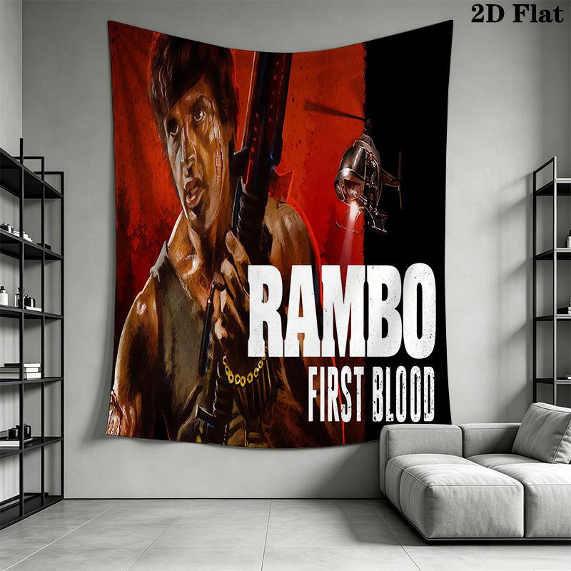 Rambo First Blood Part Ii Threepiece Set 1 Duvet Cover 2 Pillowcase Without Core Duvet Cover And Pillowcase Bedding Set Soft And Comfortable