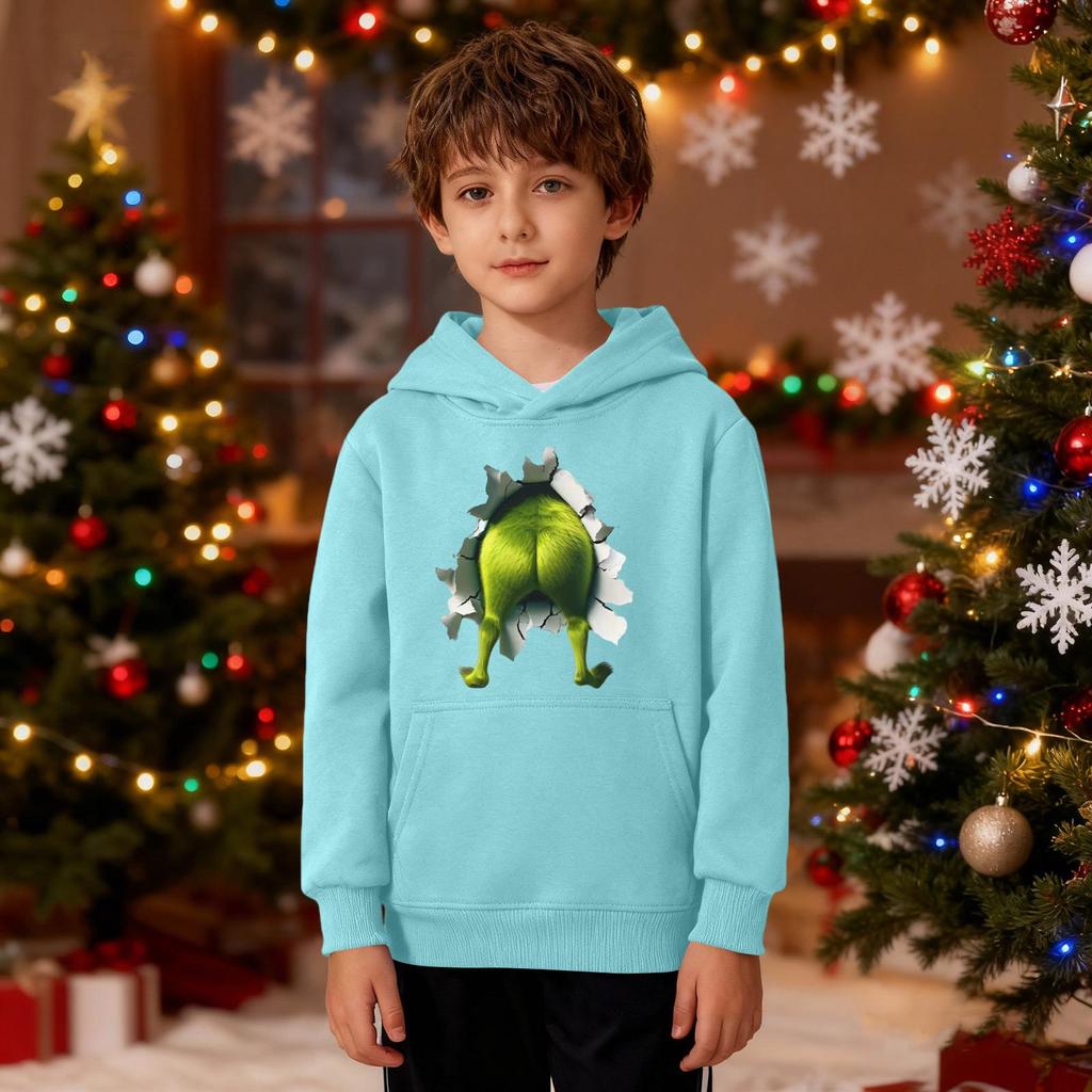 Pulover de Crăciun Băieți Fete Urât Crăciun Cămașă Crăciun Crewnek Copil mic Mânecă Lungă Pulover Ținută Topuri