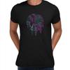 3D Vapor Wave Abstract Liquid Fluid Sphere  Surreal Unique Design Mens T-shirt
