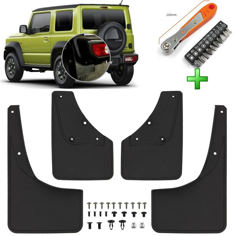 

Автомобильные брызговики для Suzuki Jimny Sierra JB64 JB74 2019 2020 2021 Брызговики Брызговики Крыло Передние Задние Брызговики Автомобильный Стайлинг