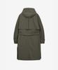 Ziosongzio Hooded Detachable Officer Coat Khaki Zi2Tc204Kk