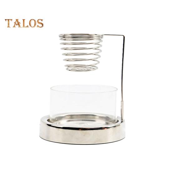 

Держатель для благовоний Palo Santo, металлическая стеклянная курильница для сжигания благовоний Palo Santo Salvia, легко очищаемая подставка для благовоний с нескользящей основой для медитации серебряный