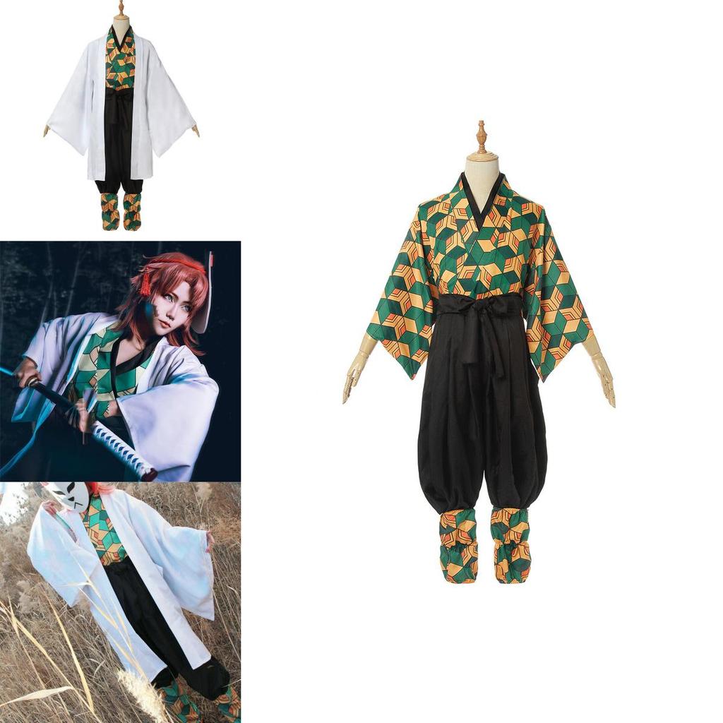 Elegant Demon Slayer Kimetsu No Yaiba Sabito Cosplay Costume High-quality Full Set For Parties