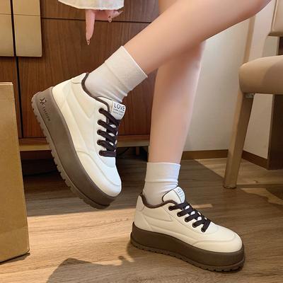Winter Samt Neu Ins Student Höhe-steigernde Sports-Board-Schuhe Freizeitschuhe KT