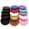 2meters 15mm Braided PU Leather Backpack Strap Findings Faux Flat Leather Cord String Rope DIY Bag Necklace Bracelet Making