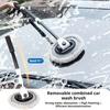 AssortedColor Detachable Car Wash Brush With Aluminum Alloy Handle For Durable Cleaning Long