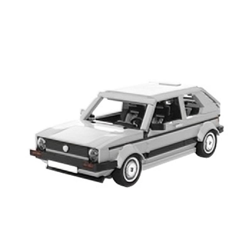 AAXQ1 MOC Urban Sport Vehicles Building Blocks Kit Speed MK1 High-Tech Cabriolet Car Model Children's Assembly Toy Adult Birthday Gift