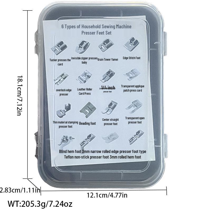 Deluxe Presser Foot Set: 32-62pcs Multifunctional Sewing Accessories for Home Machines